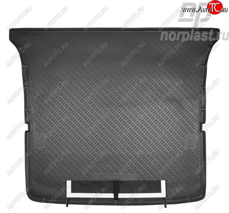 3 599 р. Коврик багажника Norplast Unidec (5 мест) INFINITI QX56 Z62 (2010-2013) (Черный, с погрузочным ковриком (фартуком))  с доставкой в г. Пермь