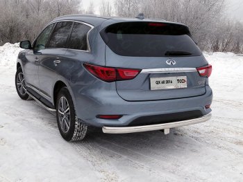 14 499 р. Фаркоп (тягово-сцепное устройство) TCC  INFINITI QX60  L50 (2016-2021) рестайлинг (Оцинкованный, шар E)  с доставкой в г. Пермь. Увеличить фотографию 2