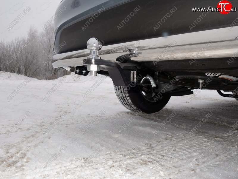 17 749 р. Фаркоп (тягово-сцепное устройство) TCC  INFINITI QX60  L50 (2016-2021) рестайлинг (оцинкованный, шар E нержавейка)  с доставкой в г. Пермь