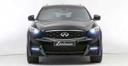 23 749 р. Передний бампер Lorinser INFINITI QX70 S51 (2013-2020) (Неокрашенный)  с доставкой в г. Пермь. Увеличить фотографию 2