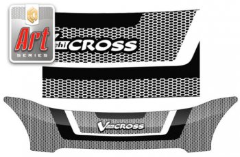 Дефлектор капота CA-Plastiс Isuzu VehiCross (1997-2001) (Серия Art графит)