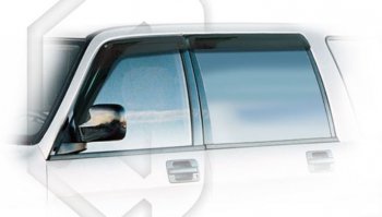 Дефлектора окон CA-Plastiс Isuzu Bighorn UBS26GW,UBS73GW 5 дв. 3-ий рестайлинг (1998-2002) (Classic полупрозрачный, Без хром.молдинга)