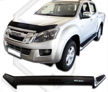 Дефлектор капота CA-Plastiс Isuzu D-Max  RT85 DoubleCab (2011-2017) дорестайлинг