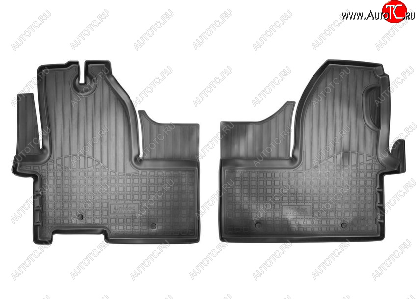 2 499 р. Коврики салонные Norplast Unidec  Iveco Daily (2014-2019) фургон (Цвет: черный)  с доставкой в г. Пермь