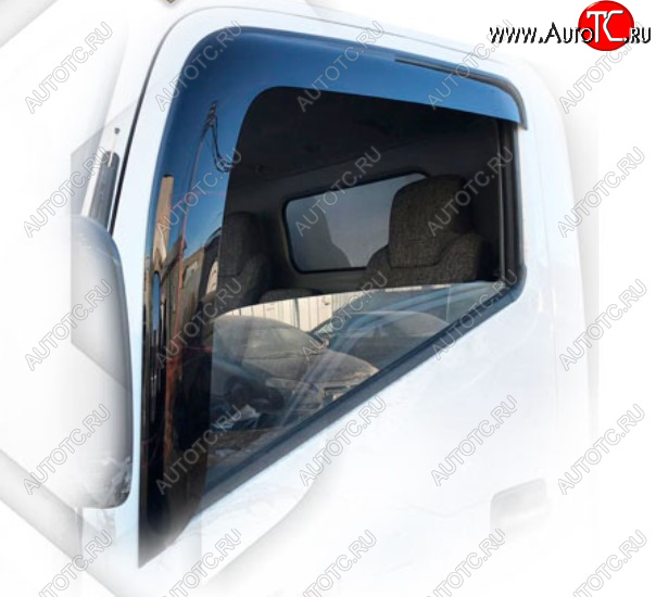 2 379 р. Дефлектора окон CA-Plastic JAC N75 (2014-2019) (Classic полупрозрачный)  с доставкой в г. Пермь