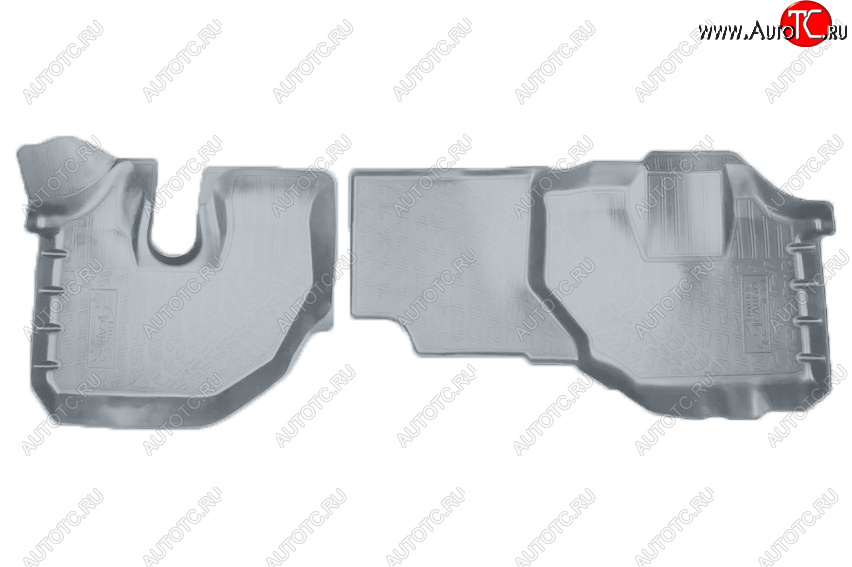 2 499 р. Коврики салона Norplast  JAC N120 - N80 (Цвет: серый)  с доставкой в г. Пермь