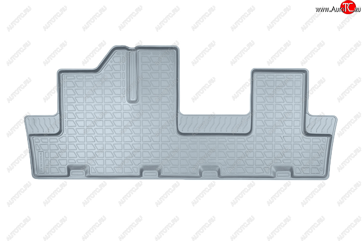 1 089 р. Коврики салона Norplast Unidec (3 ряд)  JAC S7 (2020-2025) рестайлинг (серый)  с доставкой в г. Пермь