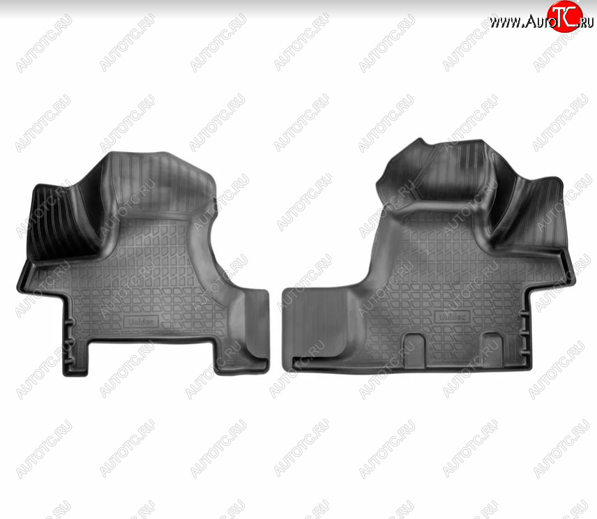 1 459 р. Коврики салона Norplast Unidec JAC Sunray LC6T32 автобус (2020-2025) (Цвет: черный)  с доставкой в г. Пермь
