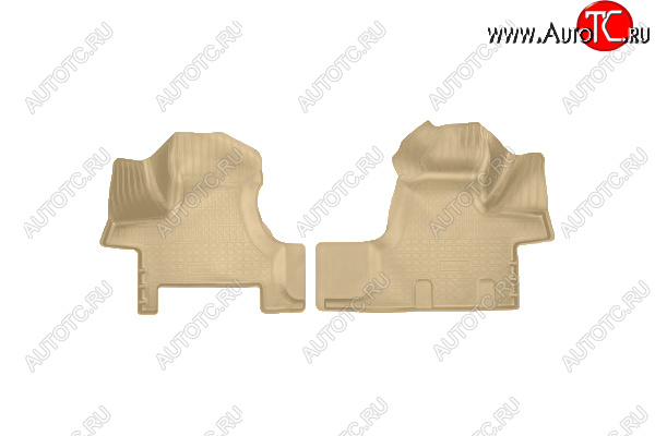 2 499 р. Коврики салона Norplast Unidec  JAC Sunray  LC6T32 (2020-2025) автобус, цельнометаллический фургон (бежевые)  с доставкой в г. Пермь