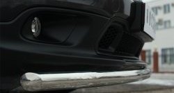 15 999 р. Одинарная защита переднего бампера диаметром 63 мм SLITKOFF Jeep Cherokee KL дорестайлинг (2014-2017)  с доставкой в г. Пермь. Увеличить фотографию 4