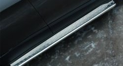 24 649 р. Широкая защита порогов SLITKOFF Jeep Cherokee KL дорестайлинг (2014-2017)  с доставкой в г. Пермь. Увеличить фотографию 4