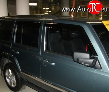 1 349 р. Комплект дефлекторов окон SkyLine Jeep Commander (2006-2010)  с доставкой в г. Пермь