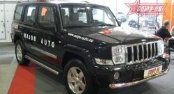 15 299 р. Защита переднего бампера одинарная Souz-96 (d76).  Jeep Commander (2006-2010)  с доставкой в г. Пермь. Увеличить фотографию 2