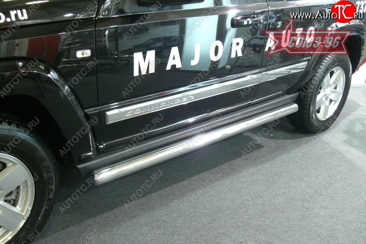 14 399 р. Защита порогов Souz-96 (d76) Jeep Commander (2006-2010)  с доставкой в г. Пермь