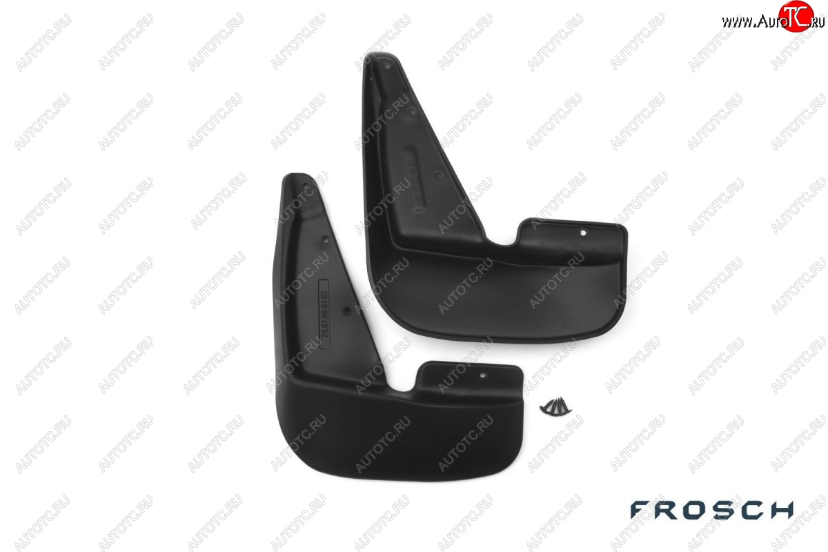 4 799 р. Брызговики Frosch Jeep Compass MK рестайлинг (2011-2015) (Передние)  с доставкой в г. Пермь