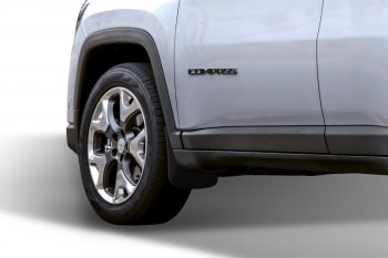 4 799 р. Брызговики Frosch Jeep Compass MK рестайлинг (2011-2015) (Передние)  с доставкой в г. Пермь. Увеличить фотографию 2