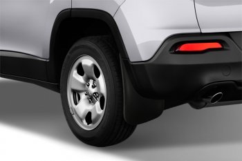 88 р. Брызговики Frosch (optimum, в коробке)  Jeep Grand Cherokee  WK2 (2013-2018) 1-ый рестайлинг (Задние)  с доставкой в г. Пермь. Увеличить фотографию 2
