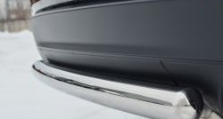 12 549 р. Одинарная защита заднего бампера из трубы диаметром 63 мм SLITKOFF Jeep Grand Cherokee WK2 дорестайлинг (2010-2013)  с доставкой в г. Пермь. Увеличить фотографию 2