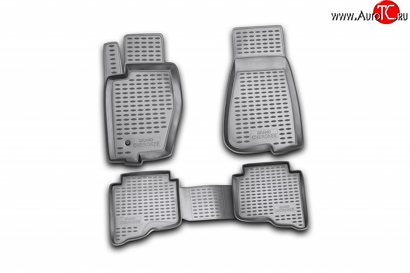3 199 р. Коврики в салон Element 4 шт. (полиуретан) Jeep Grand Cherokee WK (2004-2010)  с доставкой в г. Пермь