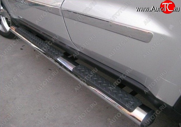 9 999 р. Пороги Original Design Chrome Jeep Grand Cherokee WK2 дорестайлинг (2010-2013)  с доставкой в г. Пермь