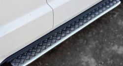 24 649 р. Широкая защита порогов SLITKOFF  Jeep Grand Cherokee  WK2 (2010-2013) дорестайлинг  с доставкой в г. Пермь. Увеличить фотографию 2