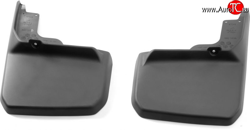 2 379 р. Передние брызговики NovLine 2 шт. Jeep Wrangler JK 3 дв. дорестайлинг (2006-2010)  с доставкой в г. Пермь