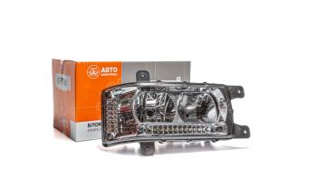 8 999 р. Правая фара в сборе (с ДХО LED, Н/О) АвтоЭлектрика КамАЗ 6520 (2007-2025)  с доставкой в г. Пермь. Увеличить фотографию 2