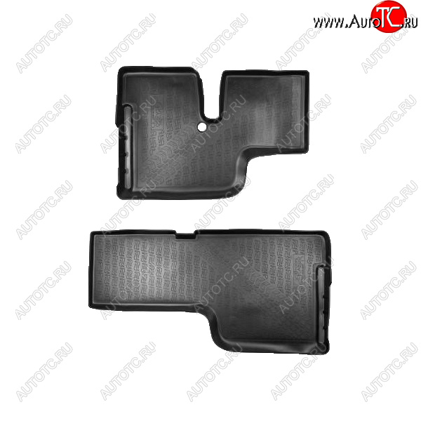 2 359 р. Коврики салона Norplast Unidec (классическая кабина)  КамАЗ 43118 - 65115 (черные)  с доставкой в г. Пермь