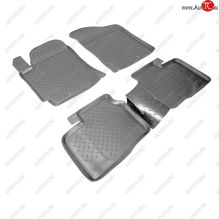 2 499 р. Коврики салона Norplast Unidec  KIA Cerato Koup  1 TD (2008-2013) купе (черные)  с доставкой в г. Пермь
