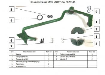 12 999 р. Замок рулевого вала FORTUS (бесштыревой) AT+  KIA Seltos (2019-2025)  с доставкой в г. Пермь. Увеличить фотографию 3