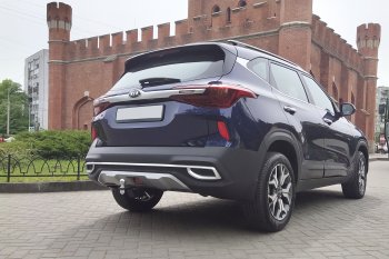15 419 р. Фаркоп Petroil Tuning (съемный квадрат) KIA Seltos (2019-2025)  с доставкой в г. Пермь. Увеличить фотографию 5