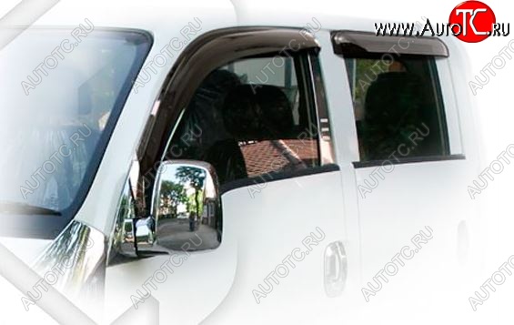 2 199 р. Дефлектора окон Double Cab CA-Plastiс KIA Bongo 4 PU дорестайлинг (2004-2012) (Classic полупрозрачный)  с доставкой в г. Пермь