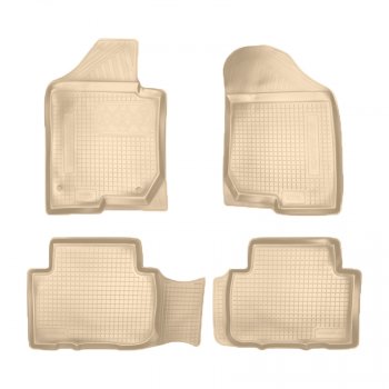 Коврики салона Norplast Unidec KIA Carens ( UN,  RP) (2006-2019) рестайлинг (Цвет: бежевый)