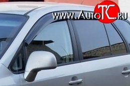 999 р. Комплект дефлекторов окон (ветровиков) 4 шт. Russtal KIA Carens UN (2006-2013)  с доставкой в г. Пермь