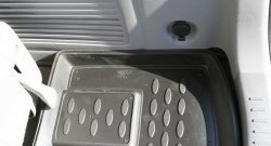 1 394 р. Комплект ковриков в салон (7 мест) Element 4 шт. (полиуретан) KIA Carnival VQ минивэн дорестайлинг (2005-2010)  с доставкой в г. Пермь. Увеличить фотографию 4