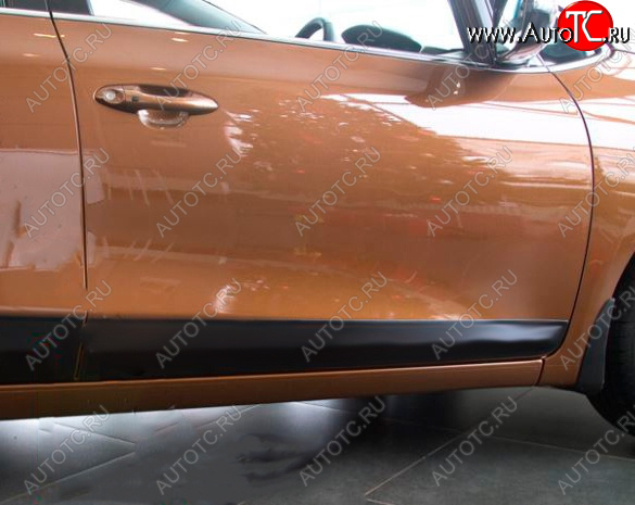 1 539 р. Молдинг двери RA (передний правый)  KIA Ceed  2 JD (2012-2018) дорестайлинг, хэтчбэк, рестайлинг, хэтчбэк (Поверхность глянец под покраску, Неокрашенный)  с доставкой в г. Пермь