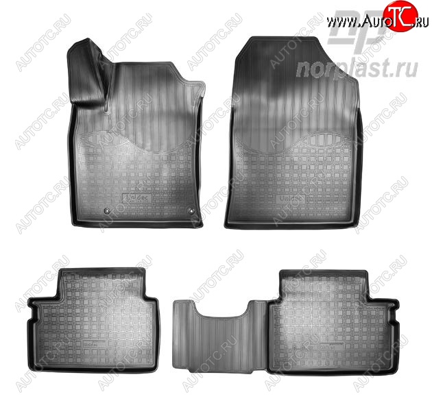 2 499 р. Коврики салонные (CD, SB - Shoting Break) Noplast KIA Ceed 3 CD хэтчбэк (2018-2025)  с доставкой в г. Пермь
