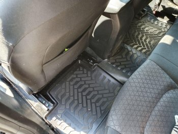 1 739 р. Коврики салона Aileron (3D с подпятником) KIA Ceed 3 CD хэтчбэк (2018-2025)  с доставкой в г. Пермь. Увеличить фотографию 3