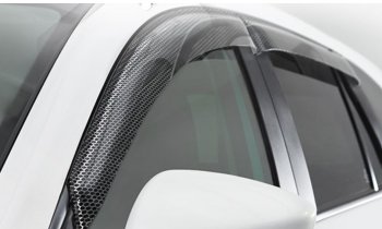 2 159 р. Дефлектора окон CA-Plastic  KIA Ceed  2 JD (2012-2018) дорестайлинг универсал, рестайлинг универсал (Серия Art черная, Без хром молдинга)  с доставкой в г. Пермь. Увеличить фотографию 2