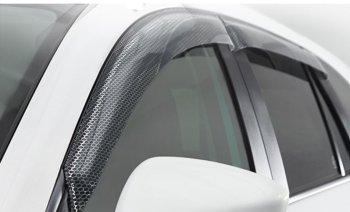 2 159 р. Дефлектора окон CA-Plastic  KIA Ceed  2 JD (2012-2018) дорестайлинг универсал, рестайлинг универсал (Серия Art графит, Без хром молдинга)  с доставкой в г. Пермь. Увеличить фотографию 2