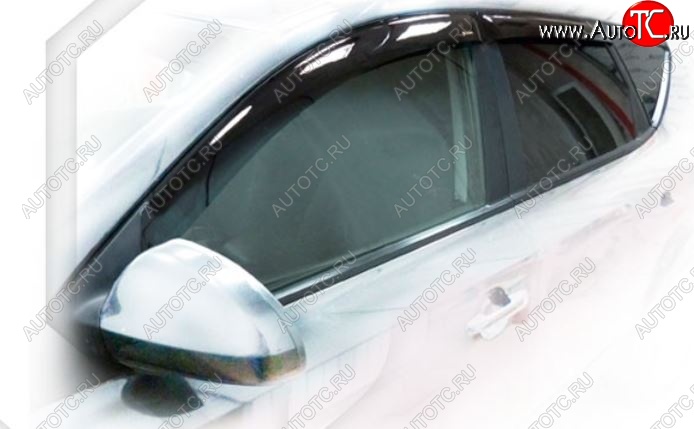 1 999 р. Дефлектора окон CA-Plastic KIA Ceed 1 ED дорестайлинг, хэтчбэк 5 дв. (2006-2010) (Classic полупрозрачный)  с доставкой в г. Пермь