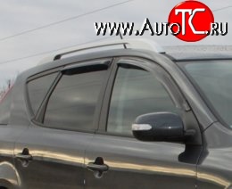 999 р. Комплект дефлекторов окон (ветровиков) 4 шт. (универсал) Russtal KIA Ceed 1 ED дорестайлинг, хэтчбэк 5 дв. (2006-2010)  с доставкой в г. Пермь