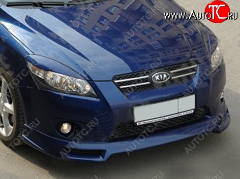 1 299 р. Реснички на фары (дорестайлинг) Tuning-Sport  KIA Ceed  1 ED (2006-2010) дорестайлинг универсал, дорестайлинг, хэтчбэк 5 дв. (Неокрашенные)  с доставкой в г. Пермь
