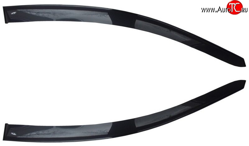 999 р. Комплект дефлекторов окон (ветровиков) 4 шт. (хетчбек, 3 дв.) Russtal KIA Ceed 1 ED рестайлинг, хэтчбэк 5 дв. (2010-2012)  с доставкой в г. Пермь