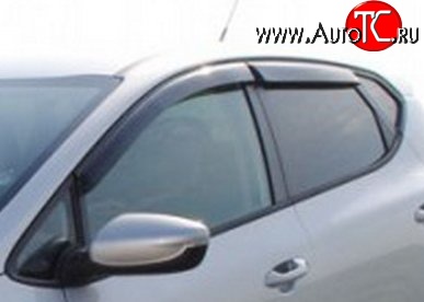 999 р. Комплект дефлекторов окон (ветровиков) 4 шт. (хетчбек, 5 дв.) Russtal KIA Ceed 1 ED рестайлинг, хэтчбэк 5 дв. (2010-2012)  с доставкой в г. Пермь