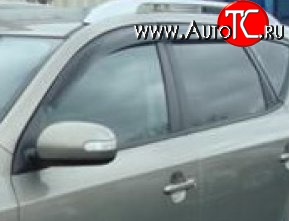 999 р. Комплект дефлекторов окон (ветровиков) 4 шт. (универсал) Russtal KIA Ceed 1 ED рестайлинг, хэтчбэк 5 дв. (2010-2012)  с доставкой в г. Пермь