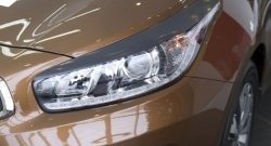 1 639 р. Реснички на фары (рестайлинг, хетчбек) RA  KIA Ceed  2 JD (2015-2018) рестайлинг, хэтчбэк (Поверхность глянец (под окраску), Неокрашенные)  с доставкой в г. Пермь. Увеличить фотографию 6