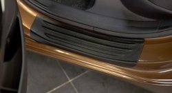 2 429 р. Накладки на порожки автомобиля (рестайлинг, хетчбек) RA  KIA Ceed  2 JD (2015-2018) рестайлинг, хэтчбэк  с доставкой в г. Пермь. Увеличить фотографию 3