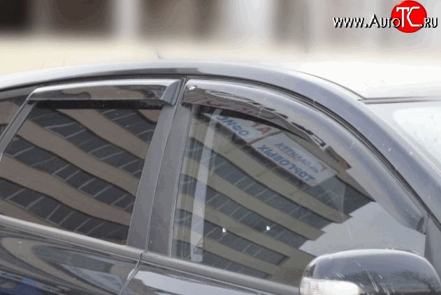4 199 р. Комплект дефлекторов окон (ветровиков) 4 шт. (универсал) Novline KIA Ceed 1 ED рестайлинг, хэтчбэк 5 дв. (2010-2012)  с доставкой в г. Пермь