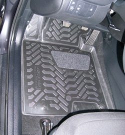Коврики в салон Aileron 4 шт. (полиуретан) KIA Ceed  1 ED (2010-2012) рестайлинг, хэтчбэк 5 дв.